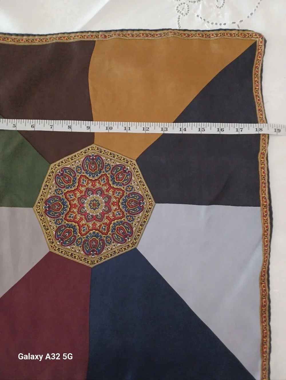 Lot of 2 Vintage 100% Silk 18